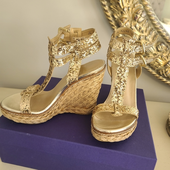 STUART WEITZMAN WEDGE SANDAL - Picture 5 of 5
